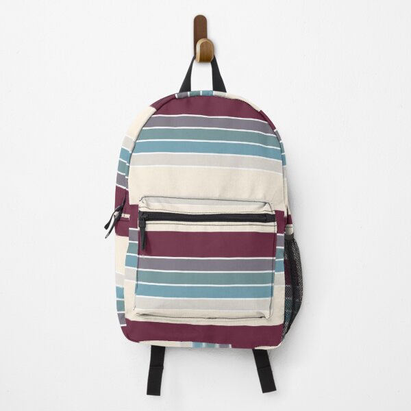 Item preview, Aesthetic Retro Stripes | Teal and Beige designed and sold by ApricityPhrases.