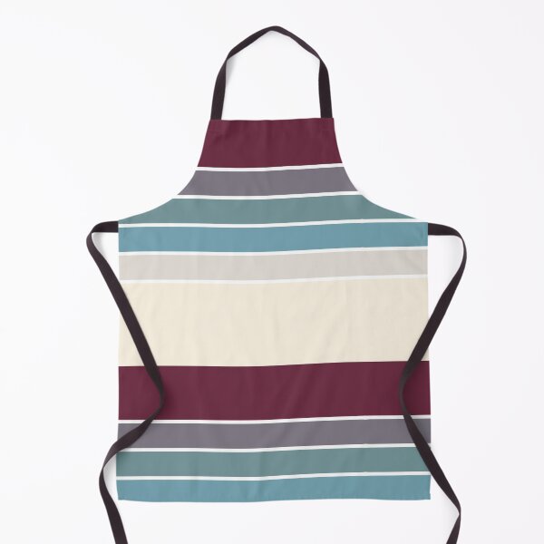 Item preview, Aesthetic Retro Stripes | Teal and Beige designed and sold by ApricityPhrases.