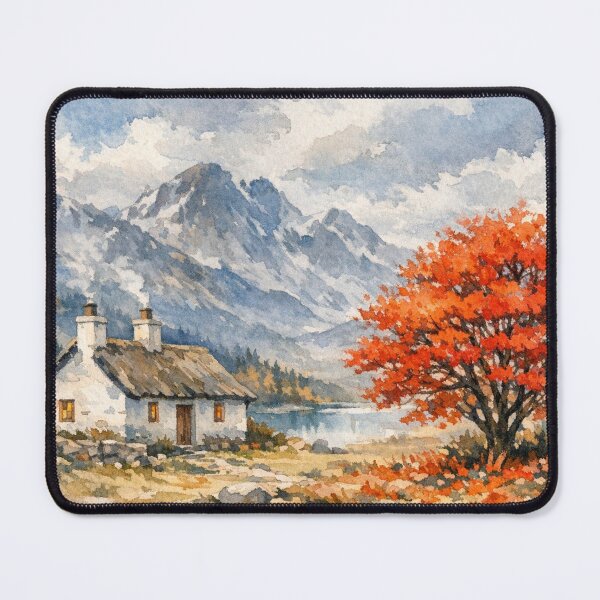 Item preview, House in front of mountain scenery designed and sold by Sigtrix.