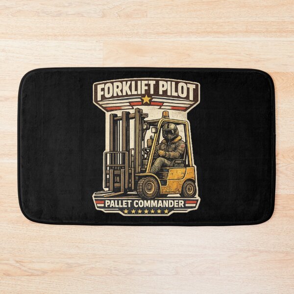 Item preview, Forklift Pilot Pallet Commander Vintage Forklift Driver Design designed and sold by RetroNibylander.