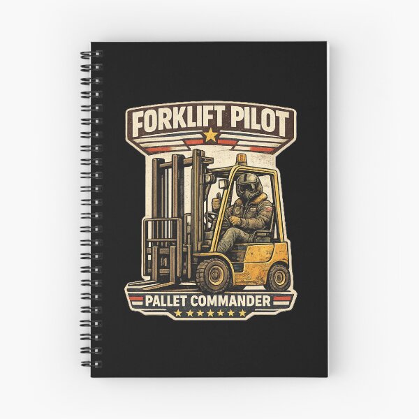 Item preview, Forklift Pilot Pallet Commander Vintage Forklift Driver Design designed and sold by RetroNibylander.