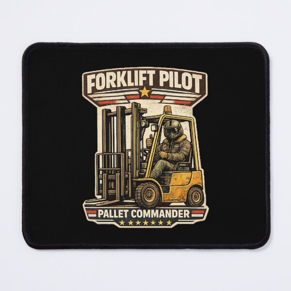 Item preview, Forklift Pilot Pallet Commander Vintage Forklift Driver Design designed and sold by RetroNibylander.