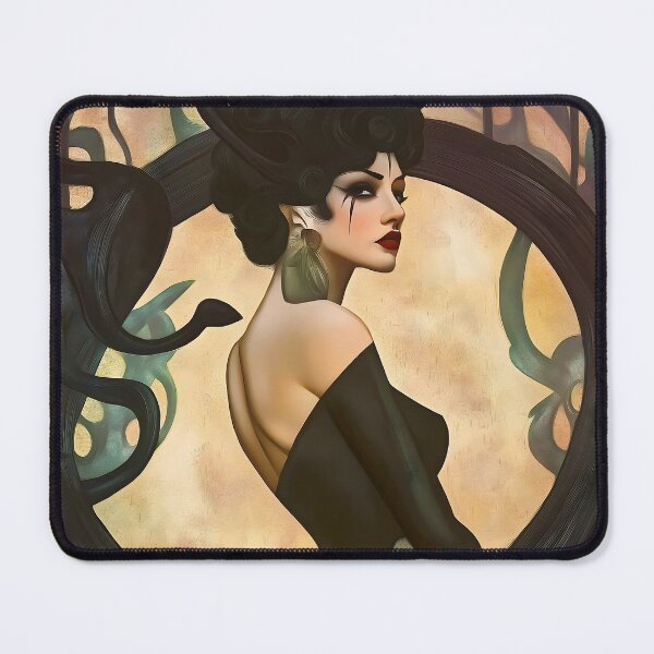 Item preview, Elegant Gothic Woman Dark Art Nouveau Portrait designed and sold by Shoot-The-Moon.