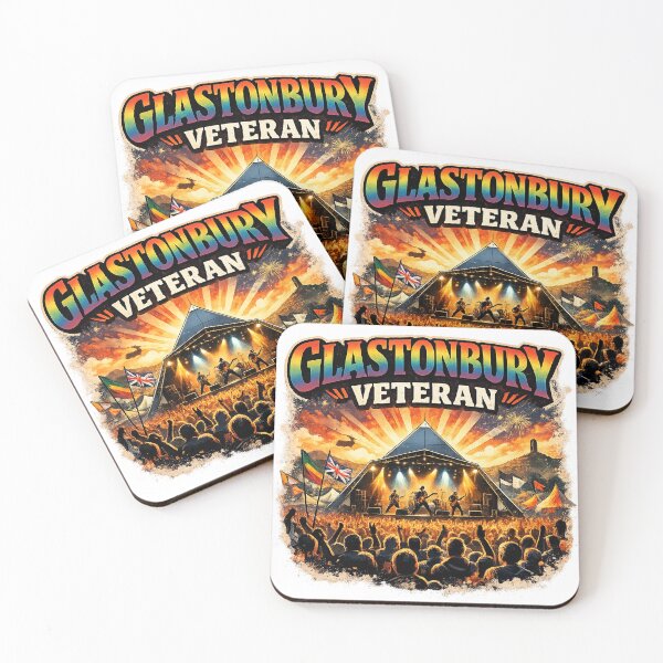Item preview, Glastonbury Veteran – UK Music Festival Crowd Retro Design designed and sold by GarnerSupplyCo.