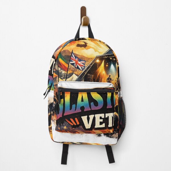 Item preview, Glastonbury Veteran – UK Music Festival Crowd Retro Design designed and sold by GarnerSupplyCo.