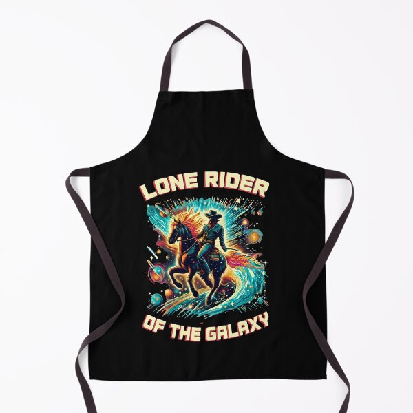 Item preview, Lone Rider of the Galaxy – Cosmic Cowboy Space Western Design designed and sold by Art-Arcade6.