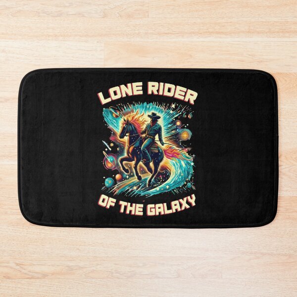 Item preview, Lone Rider of the Galaxy – Cosmic Cowboy Space Western Design designed and sold by Art-Arcade6.