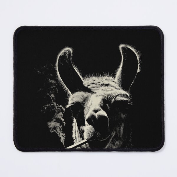 Item preview, Cool Llama Smoking Cigarette Low Key designed and sold by k3rstman1.