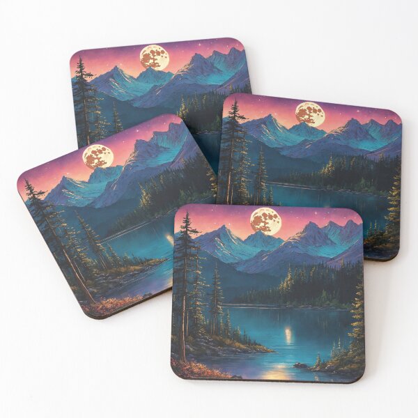 Item preview, Mountains at Night designed and sold by RaF71PrO.