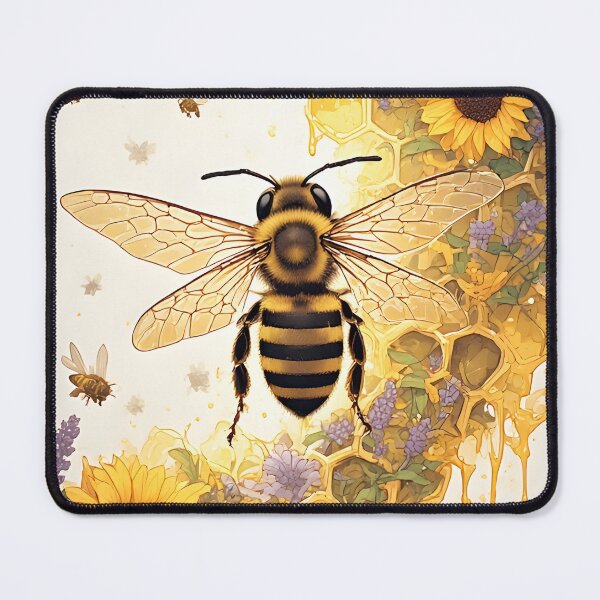 Item preview, Cute Floral Honeycomb Bee Design for Bee Lovers designed and sold by owi-art.