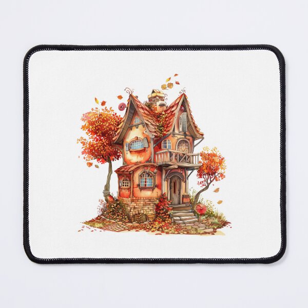 Item preview, Whimsical Autumn Cottage Fantasy House designed and sold by Gallory Hive.