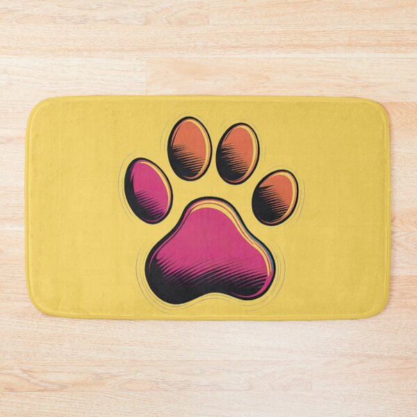Item preview, Colorful Pet Paw Print - Vibrant Pop Art Dog Lover designed and sold by AlxVel.