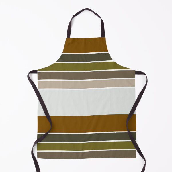Item preview, Aesthetic Retro Stripes | Brown and Green designed and sold by ApricityPhrases.