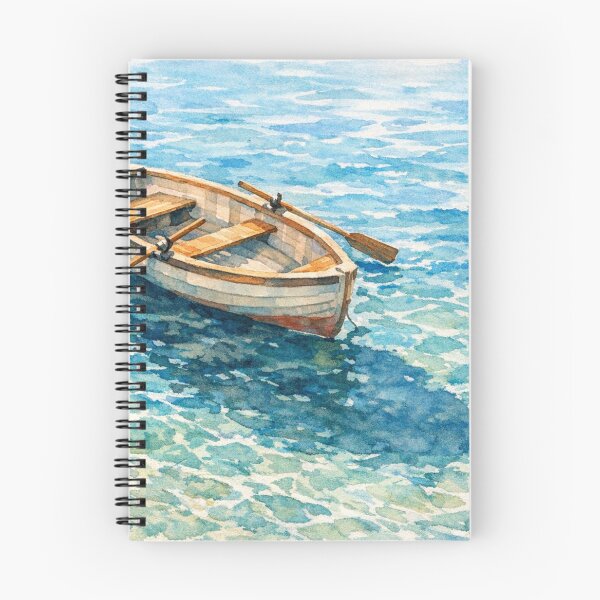 Item preview, A tranquil boat scene on the beach designed and sold by Sigtrix.