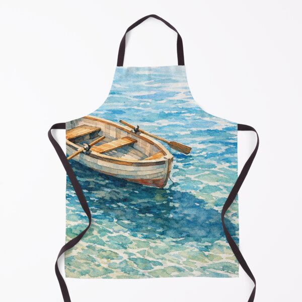 Item preview, A tranquil boat scene on the beach designed and sold by Sigtrix.