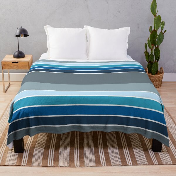 Item preview, Aesthetic Retro Stripes | Teal and Grey designed and sold by ApricityPhrases.