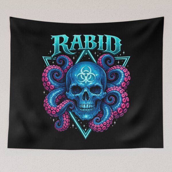 Item preview, Rabid Skull With Octopus Tentacles – Dark Ocean Gothic Horror designed and sold by SidTastic .