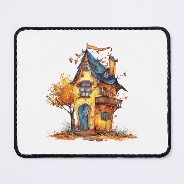Item preview, Whimsical Autumn Fantasy Storybook Cottage designed and sold by Gallory Hive.