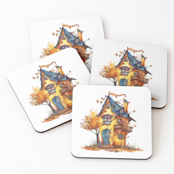Item preview, Whimsical Autumn Fantasy Storybook Cottage designed and sold by Gallory Hive.