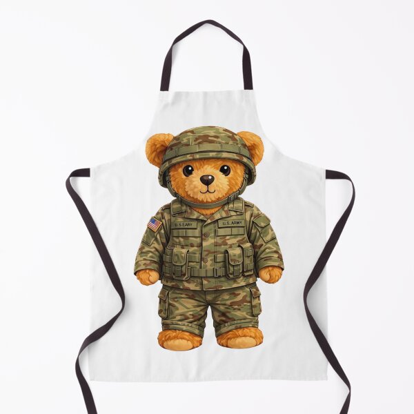 Item preview, Cute Military Teddy Bear in Camo - Proud Army Soldier Gift ? designed and sold by CuteBear87.