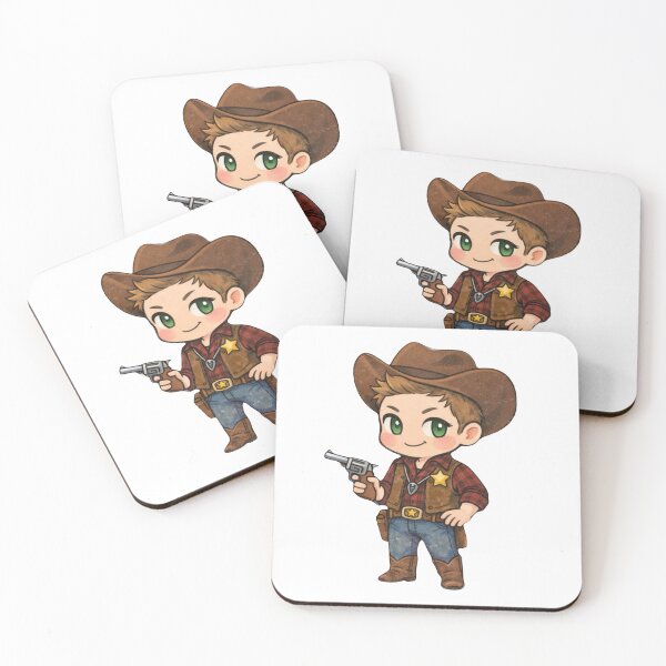 Item preview, Cute Cowboy Dean Winchester Chibi Supernatural designed and sold by Reyxava.