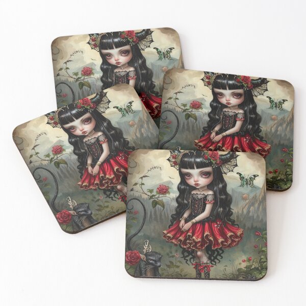 Item preview, Sweet Mischief : Fantasy Portrait Collection - Inspired by Whimsical Lowbrow Art designed and sold by Piagor.