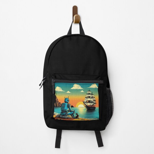 Item preview, Robot and Bunny – Sunset Adventure Design designed and sold by Dogandesighn.