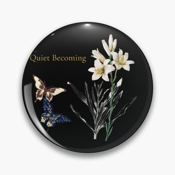 Item preview, Quiet Becoming Butterfly Botanical Art- Soft Christian Growth and Trnsformation designed and sold by KittenAndCo.