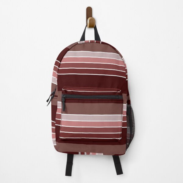 Item preview, Aesthetic Retro Stripes | Brown and Mauve designed and sold by ApricityPhrases.