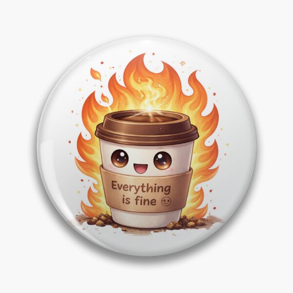 Item preview, Everything Is Fine Coffee designed and sold by PriyankaSonara.