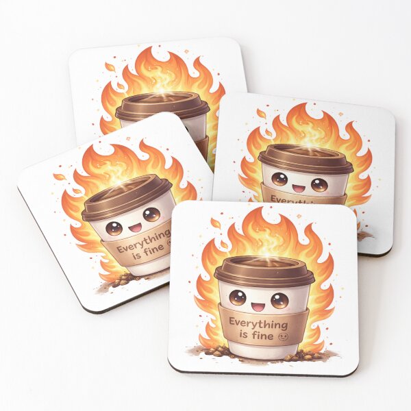 Item preview, Everything Is Fine Coffee designed and sold by PriyankaSonara.