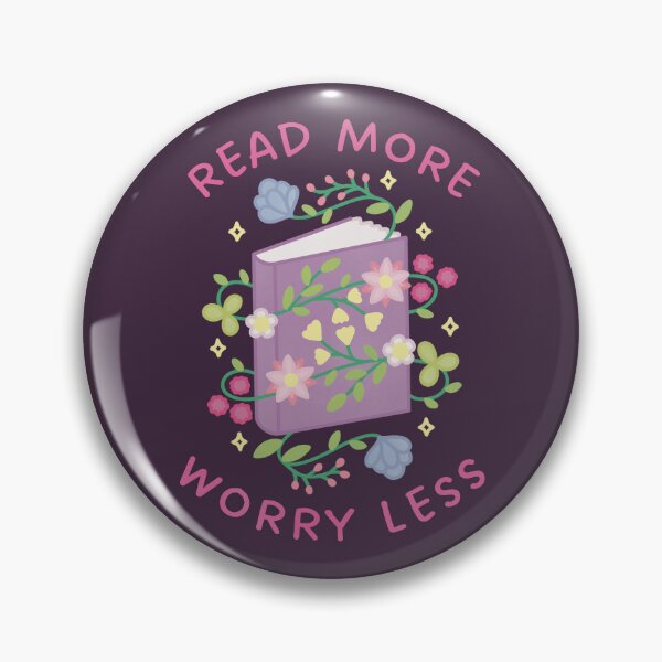Item preview, read more worry less flowers and sparkles purple book designed and sold by winterpumpkin.