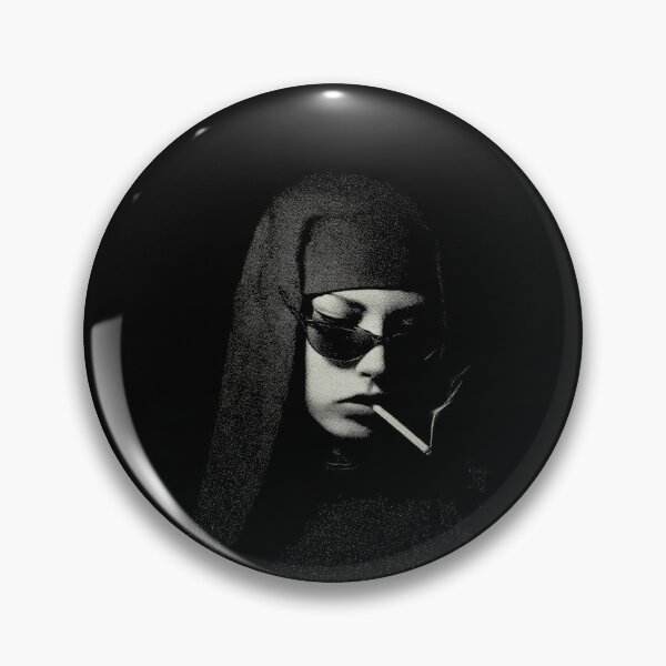 Item preview, Edgy Nun Smoking Cigarette Sunglasses Low Key designed and sold by k3rstman1.
