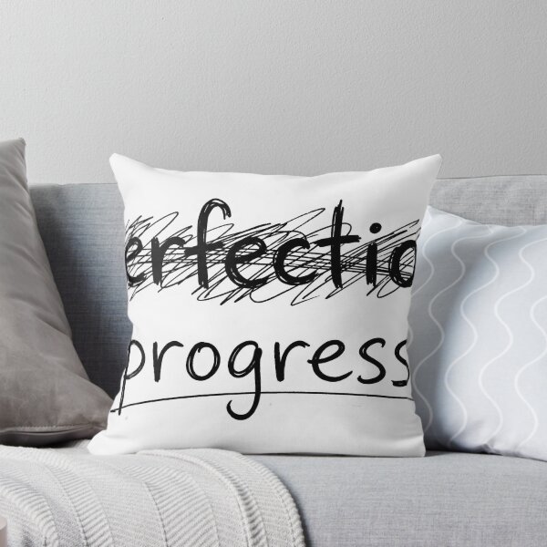 Item preview, Progress Not Perfection – Handwritten Imperfect Growth Sticker designed and sold by QuietGlyph.