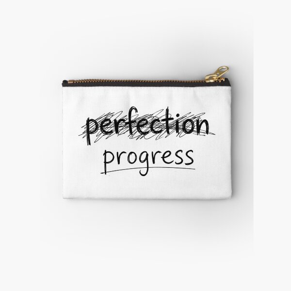 Item preview, Progress Not Perfection – Handwritten Imperfect Growth Sticker designed and sold by QuietGlyph.