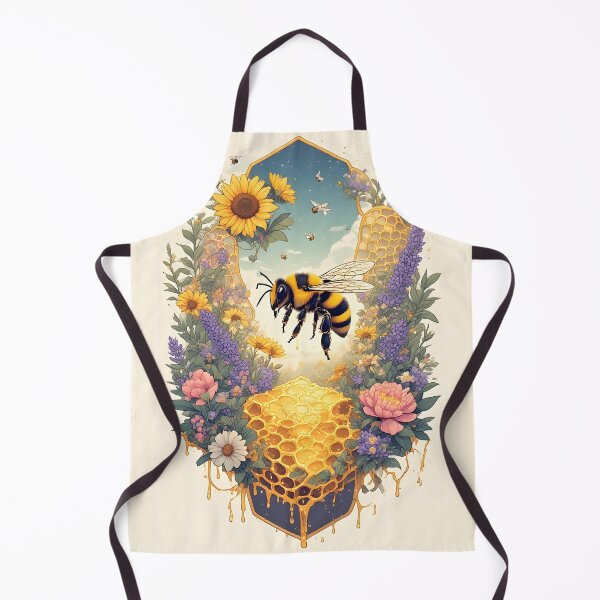 Item preview, Honeycomb Bee Floral Design for Bee Lovers designed and sold by owi-art.