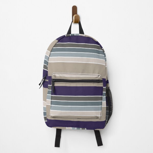 Item preview, Aesthetic Retro Stripes | Purple and Beige designed and sold by ApricityPhrases.
