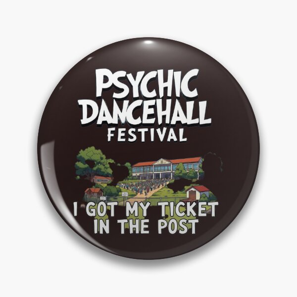 Item preview, Psychic Dancehall Festival Shirt – I Got My Ticket in the Post Funny Festival Tee – Music Festival Graphic T-Shirt designed and sold by Sushikidsntod.