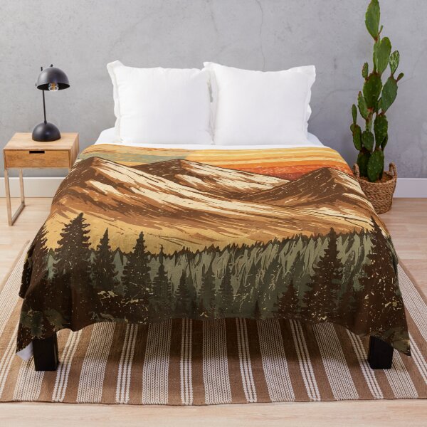 Item preview, Vintage sunset mountains retro nature designed and sold by TunikaSVEN93.