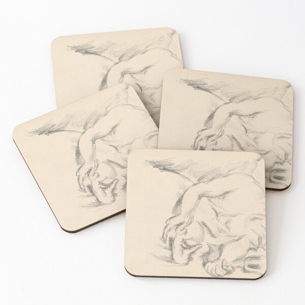 Item preview, Study of an Angel in Rubens the Prophet Elijah by Paul Cézanne: Figure Drawing Poster designed and sold by artofuniverse.