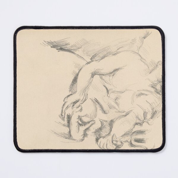 Item preview, Study of an Angel in Rubens the Prophet Elijah by Paul Cézanne: Figure Drawing Poster designed and sold by artofuniverse.