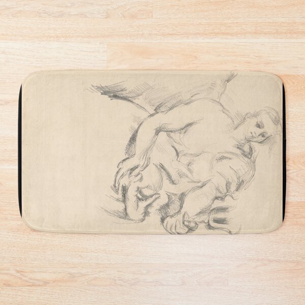 Item preview, Study of an Angel in Rubens the Prophet Elijah by Paul Cézanne: Figure Drawing Poster designed and sold by artofuniverse.
