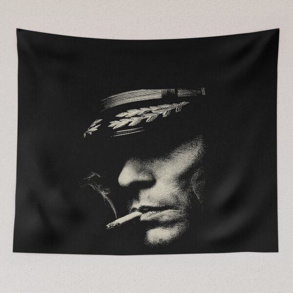 Item preview, Gritty Pilot Smoking Vintage Portrait designed and sold by k3rstman1.