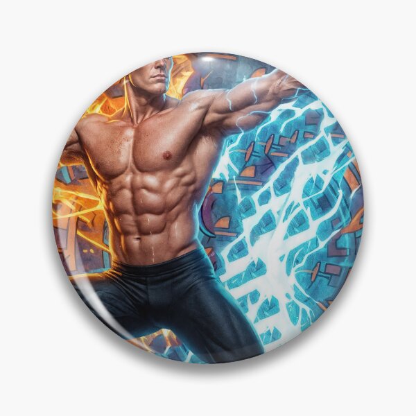 Item preview, Fire and Lightning Power Physique Art - #11 designed and sold by ForeverPrintsOK.