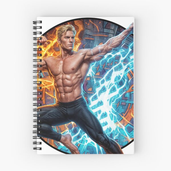 Item preview, Fire and Lightning Power Physique Art - #11 designed and sold by ForeverPrintsOK.