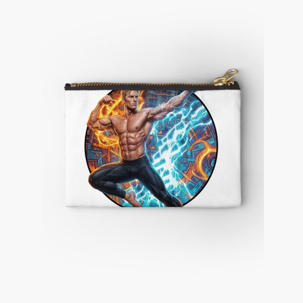 Item preview, Fire and Lightning Power Physique Art - #11 designed and sold by ForeverPrintsOK.