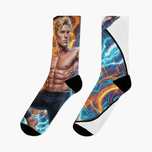 Item preview, Fire and Lightning Power Physique Art - #11 designed and sold by ForeverPrintsOK.