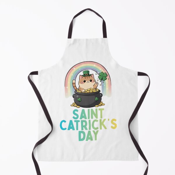 Item preview, Saint Catrick's Day Calico Cat Pot of Gold designed and sold by PunTeestic.