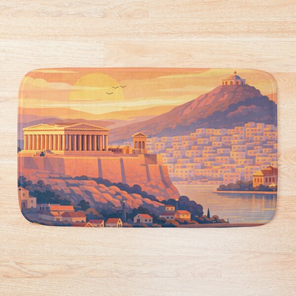 Item preview, Athens Postcard  designed and sold by MatthewHeights.
