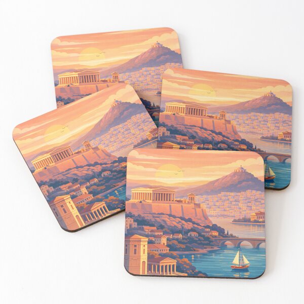 Item preview, Athens Postcard  designed and sold by MatthewHeights.